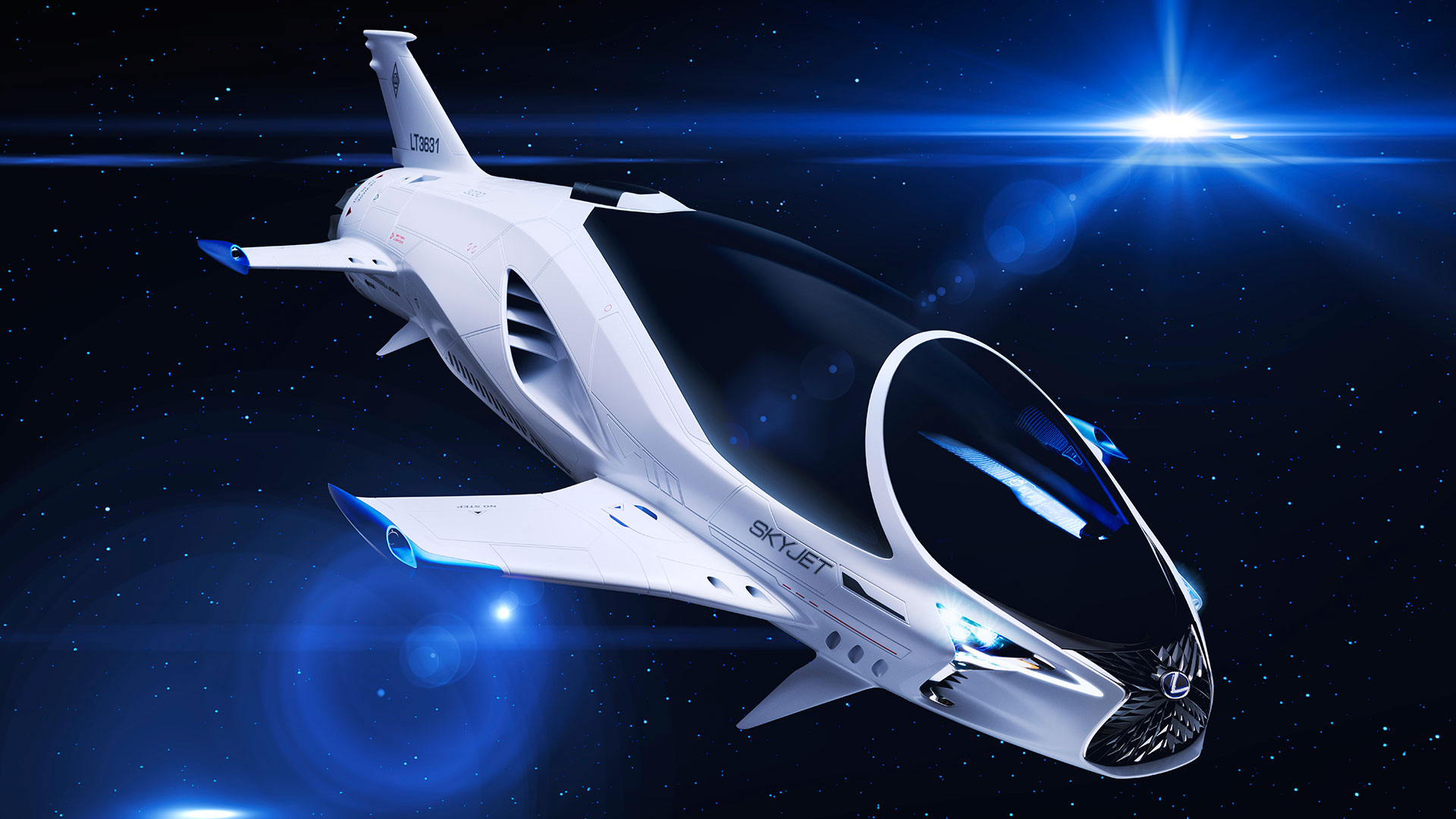 Lexus participa en el diseño de la nave espacial hero asset
