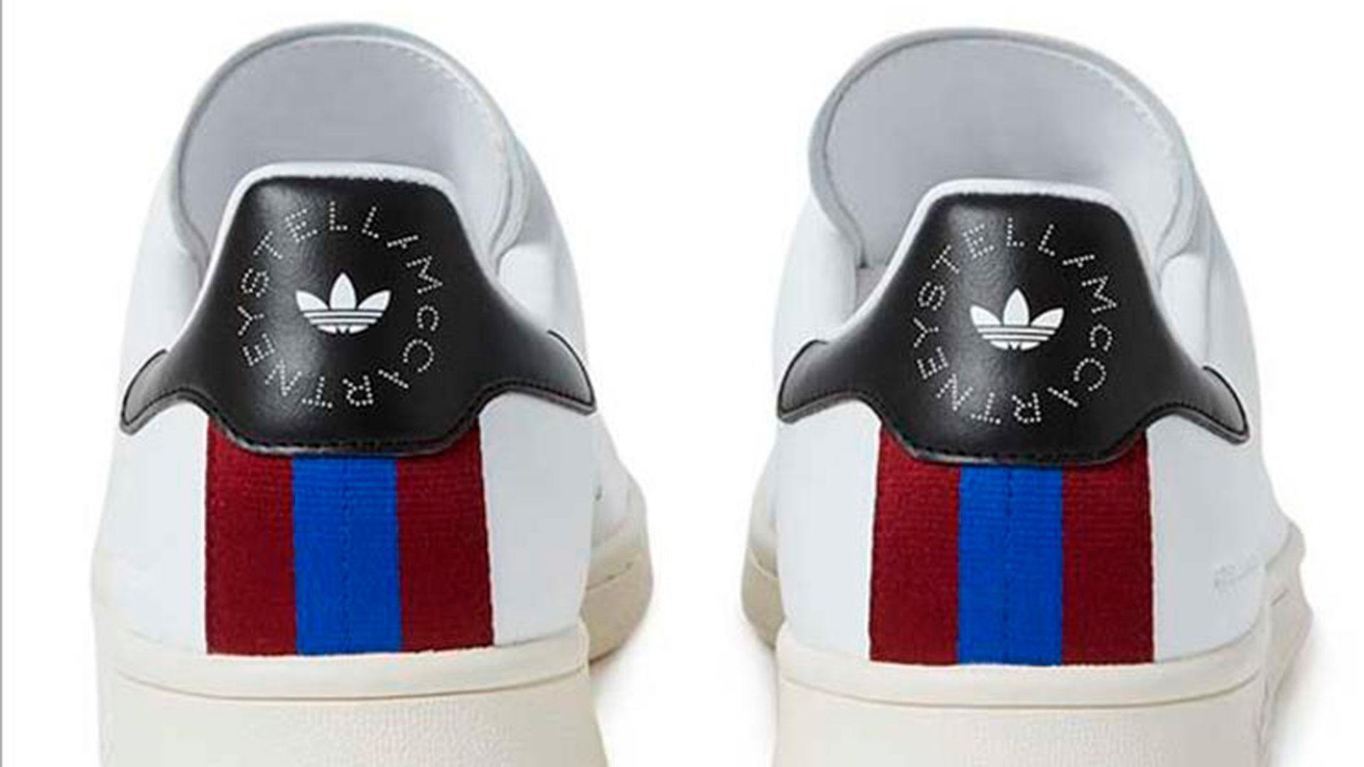 Imagen de las zapatillas blancas Stan Smith diseñadas por Stella McCartney