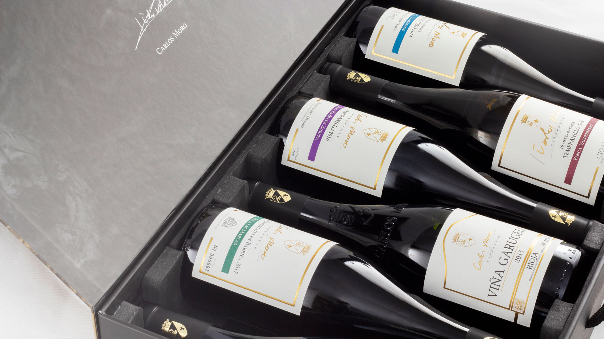 Imagen de los vinos de Carlos Moro