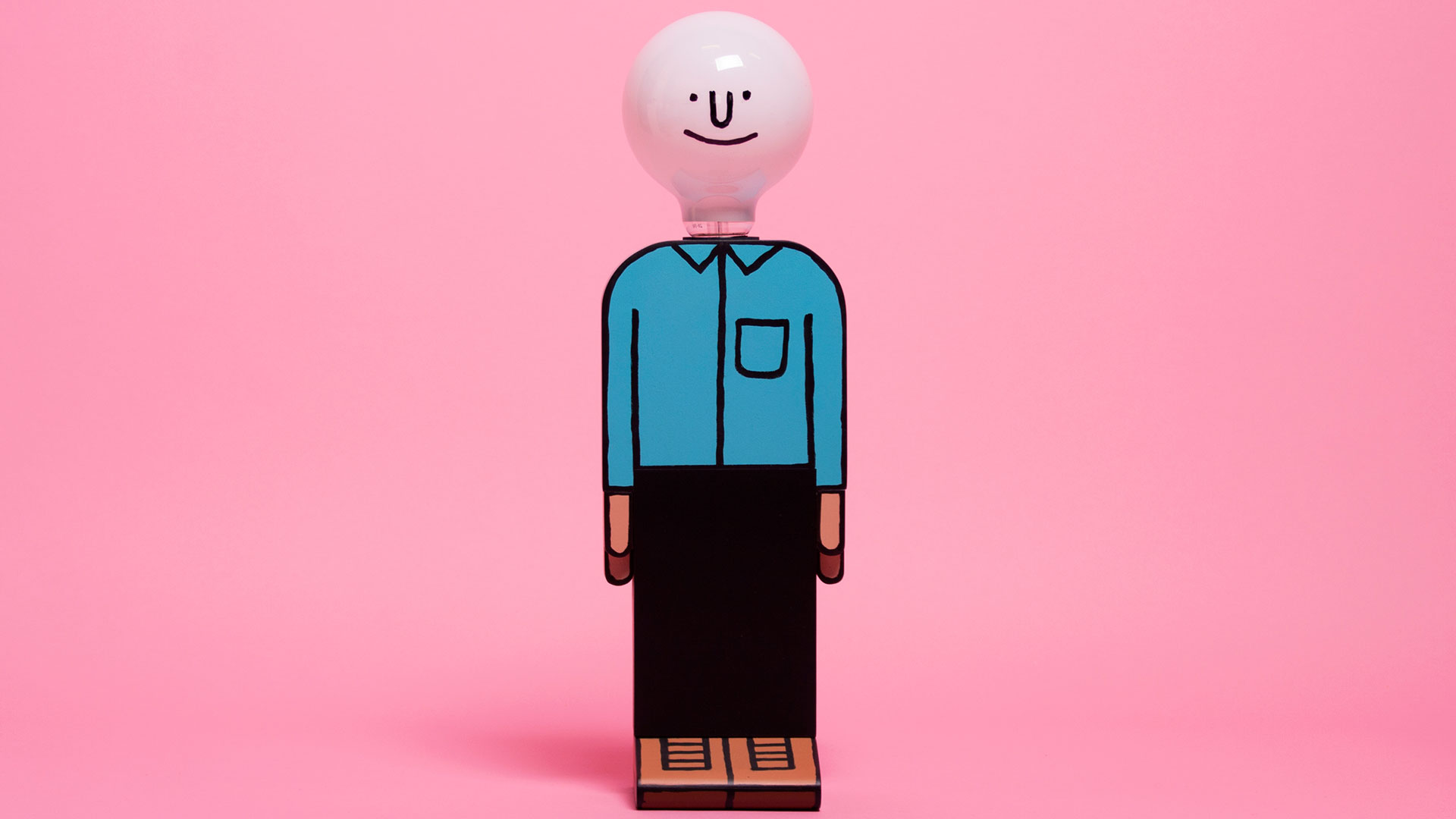 Bright idea lamp hero asset