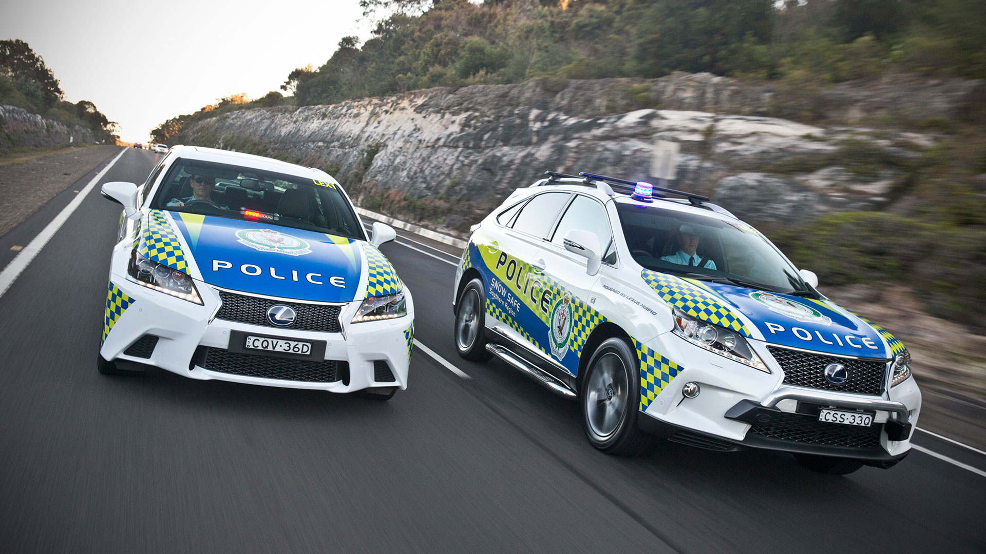 Lexus Hybrid Drive para policía hero asset