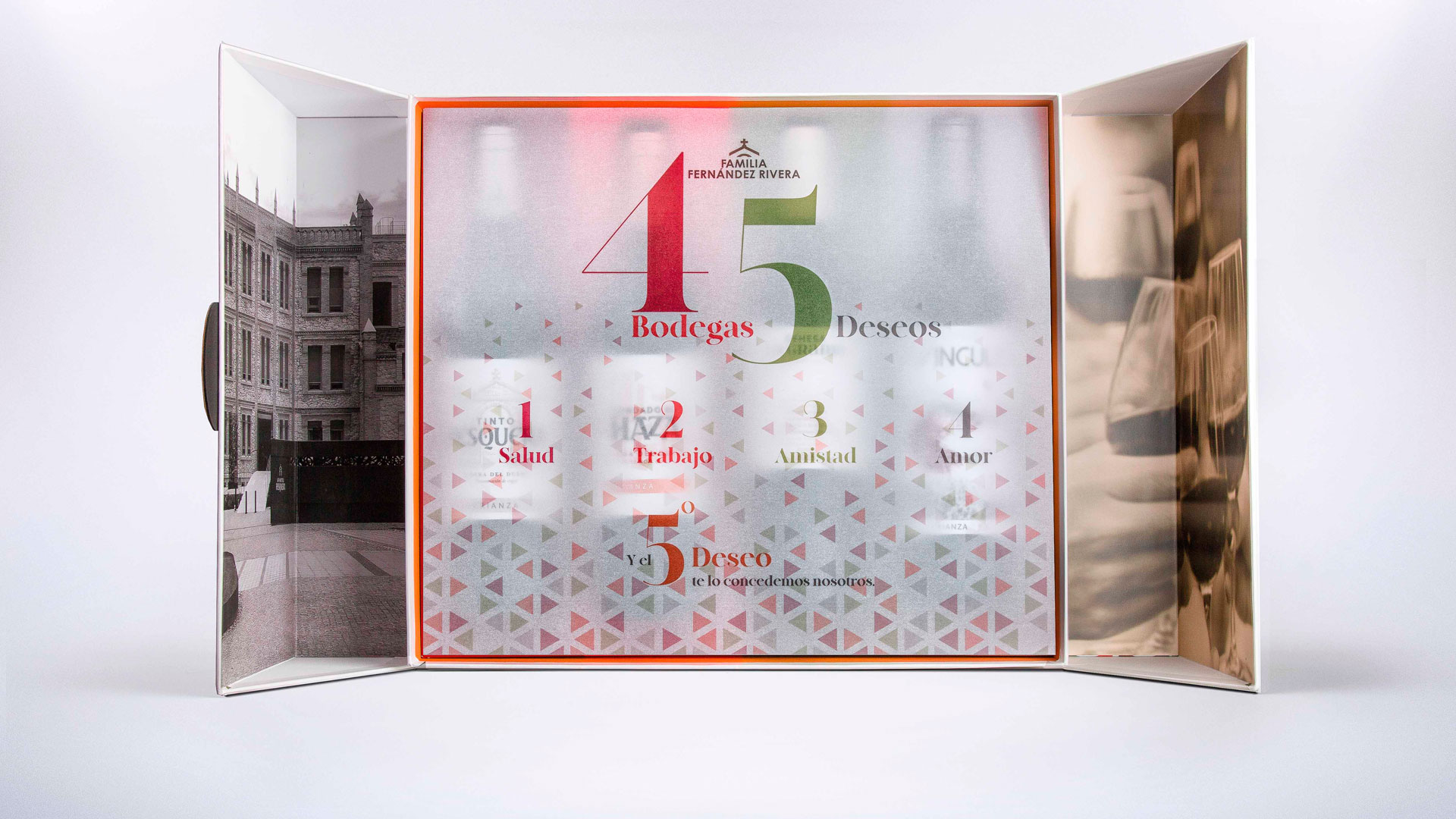 Imagen de los vinos de Navidad Fernández Rivera