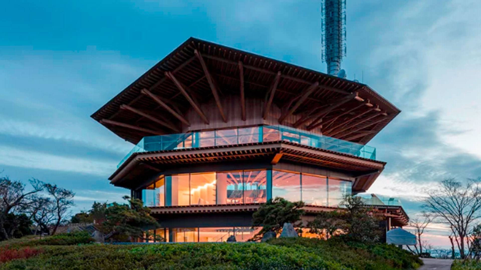 Imágenes del observatorio proyectado por Kengo Kuma Associates