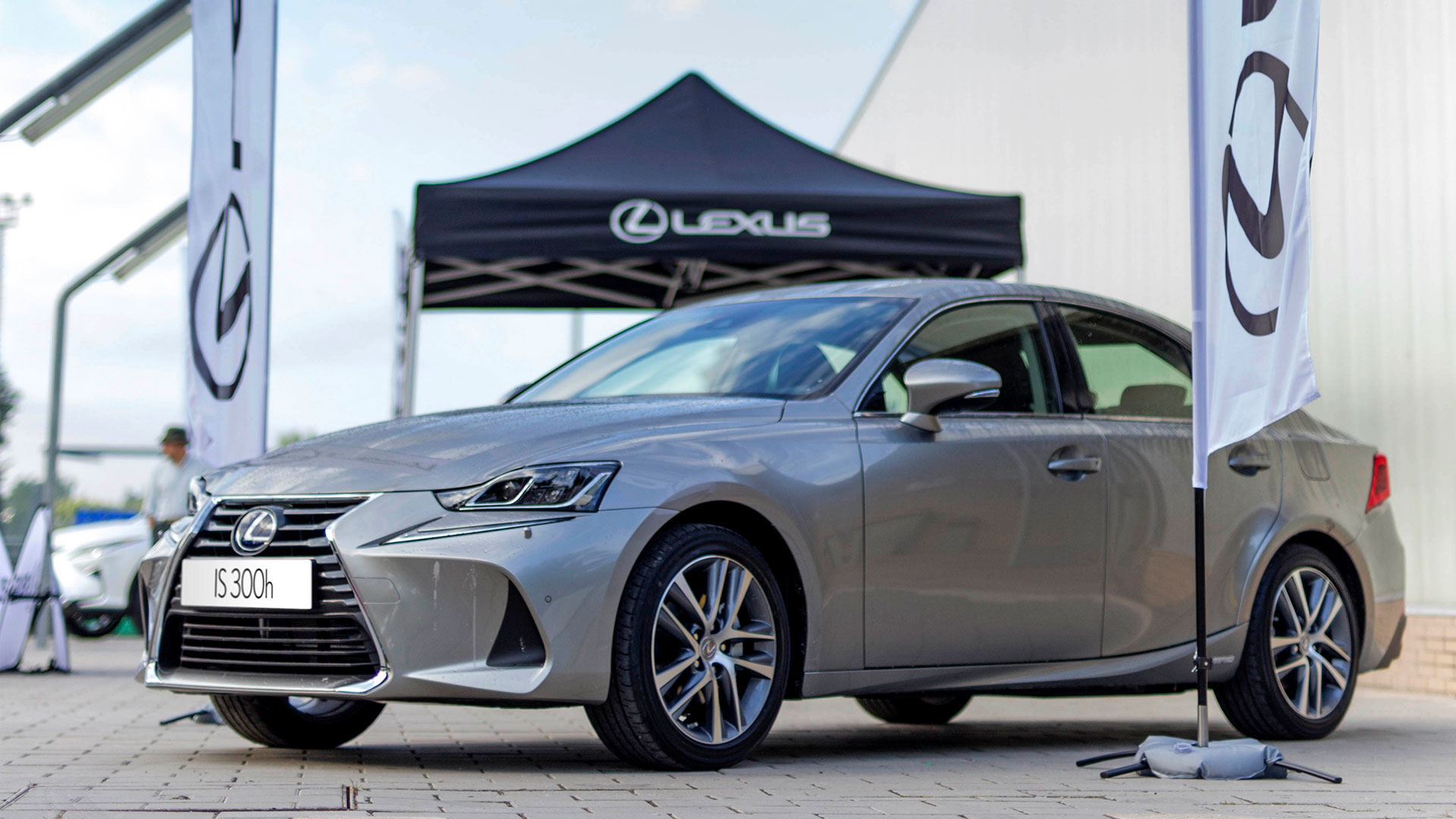 Imagen del IS 300h exhibido en el Torneo Lexus Hybrid Promo
