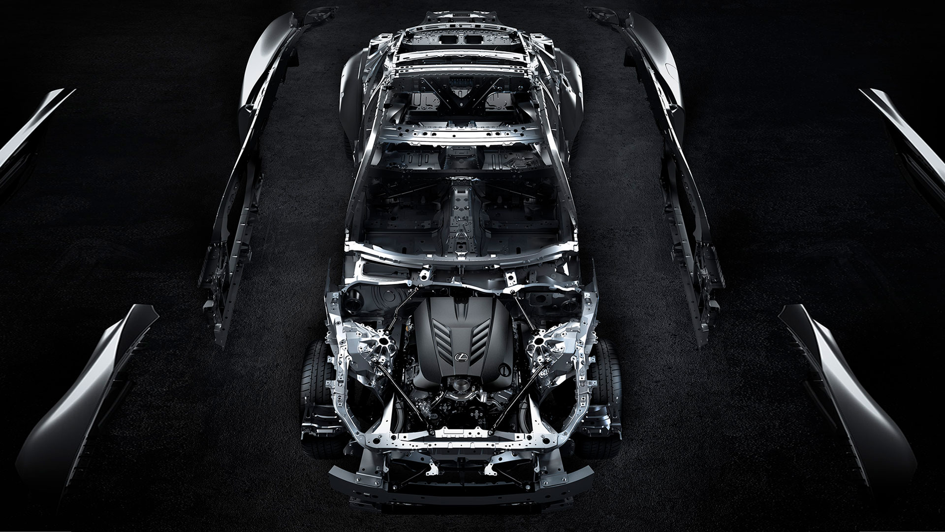 Imagen interior del Lexus LC 2021