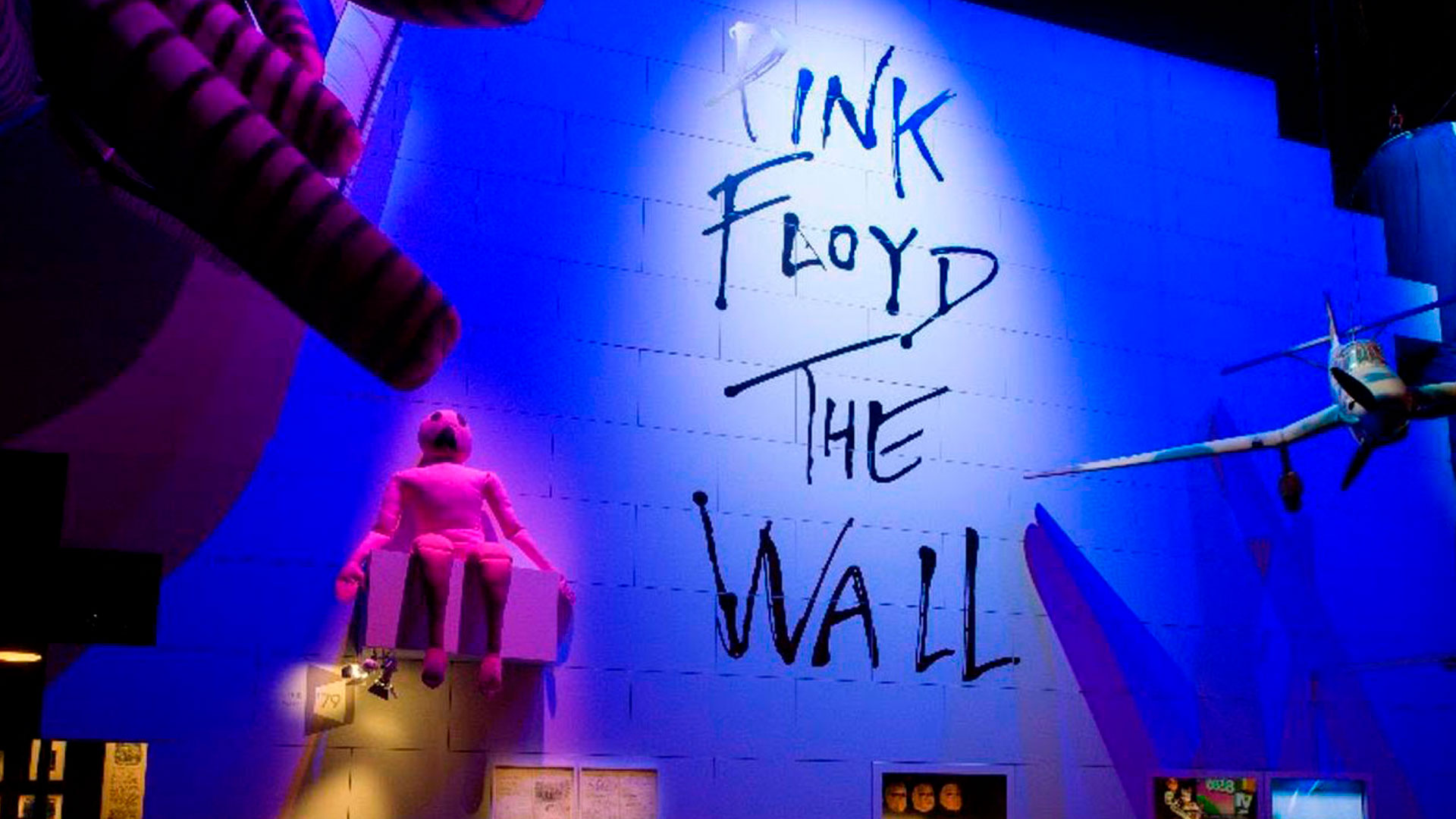 Imagen de la exposición de Pink Floyd