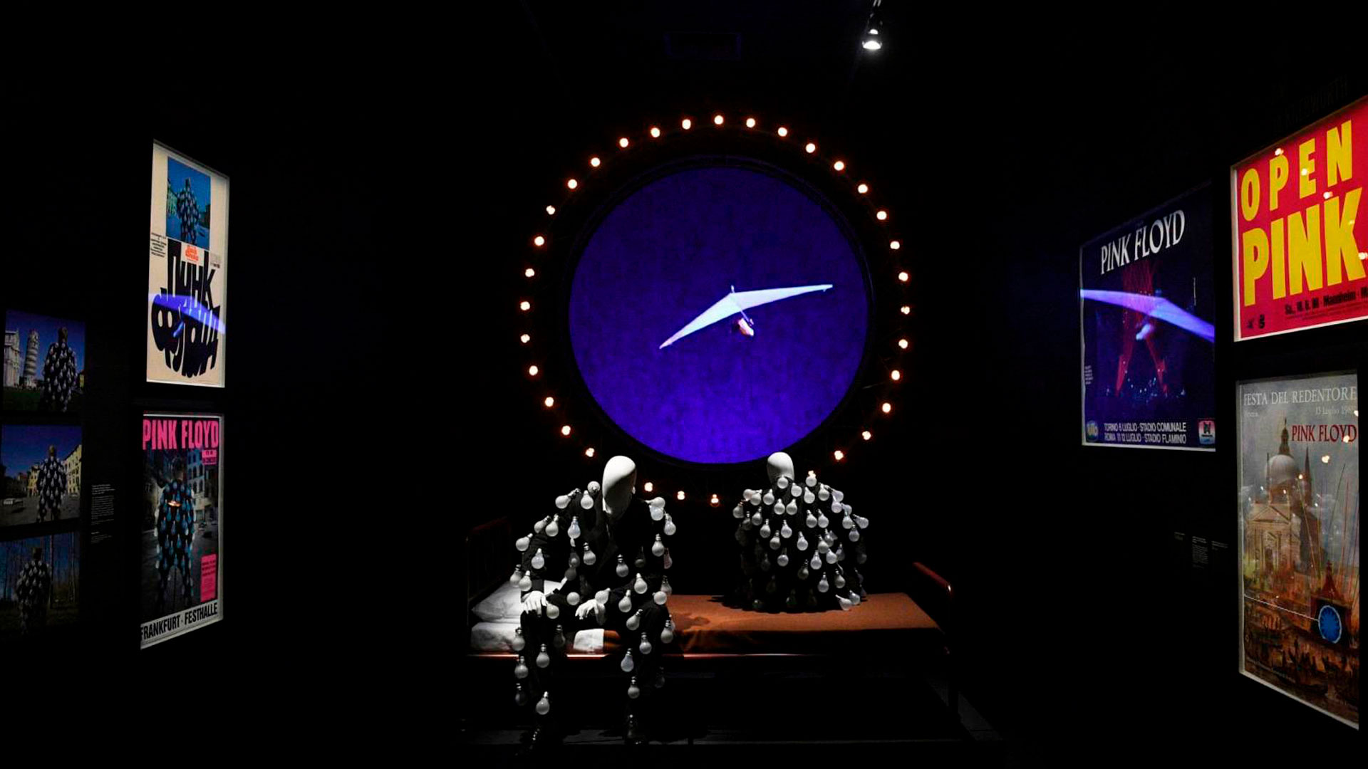 Imagen de la exposición de Pink Floyd