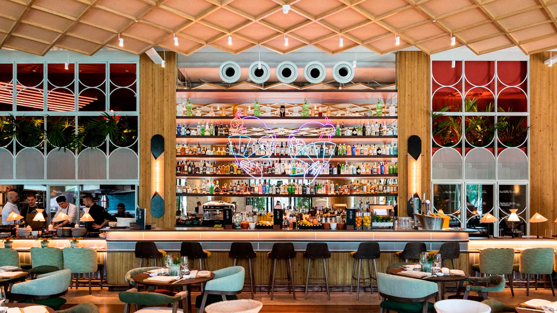 Imágenes del nuevo restaurante Umo del grupo Larumba