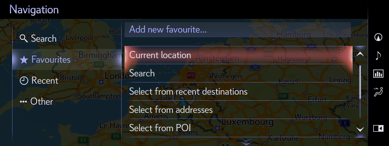 03 Add Favourite Address