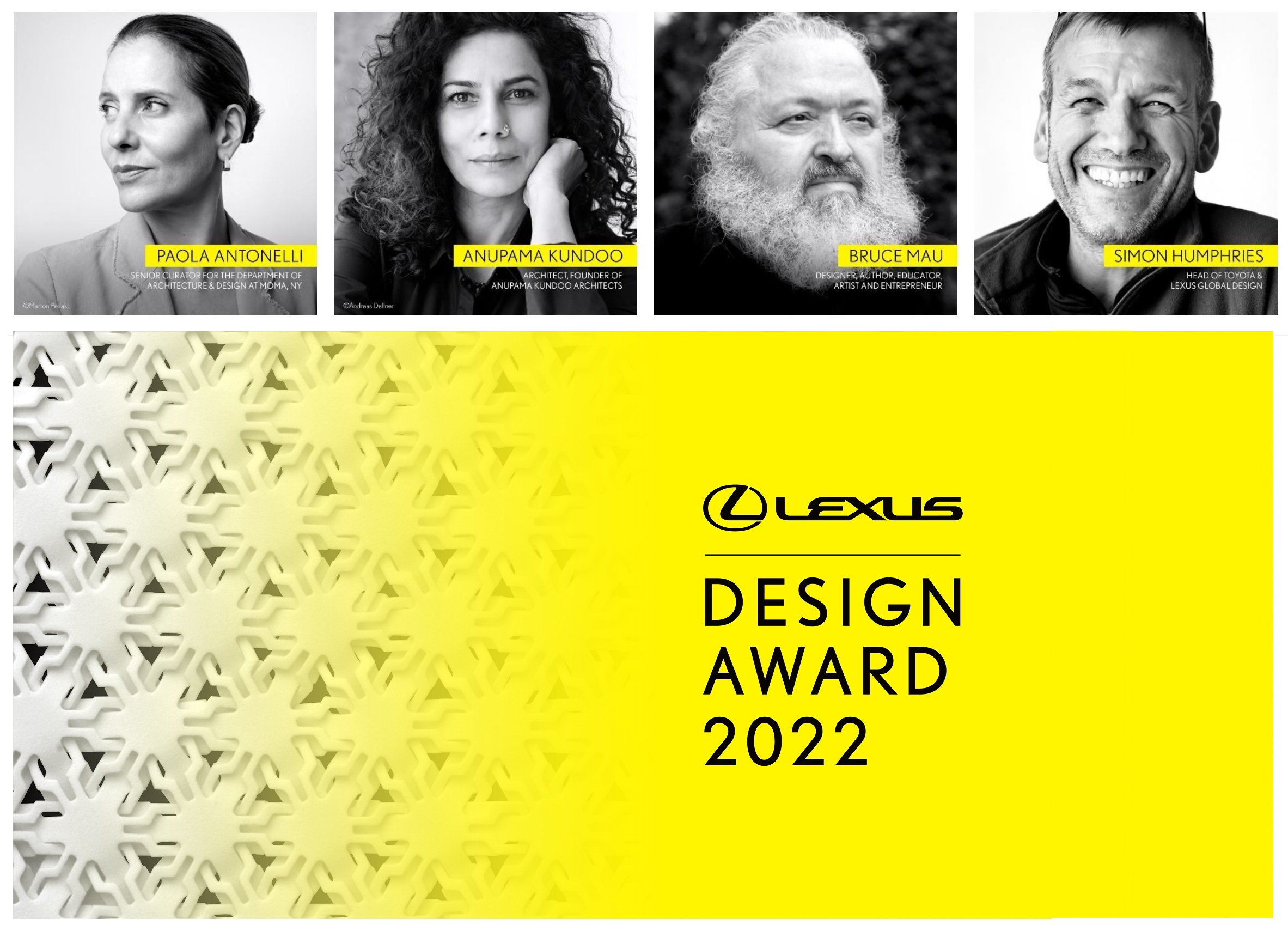 Anunciado juri para o Lexus design award 2022 Image