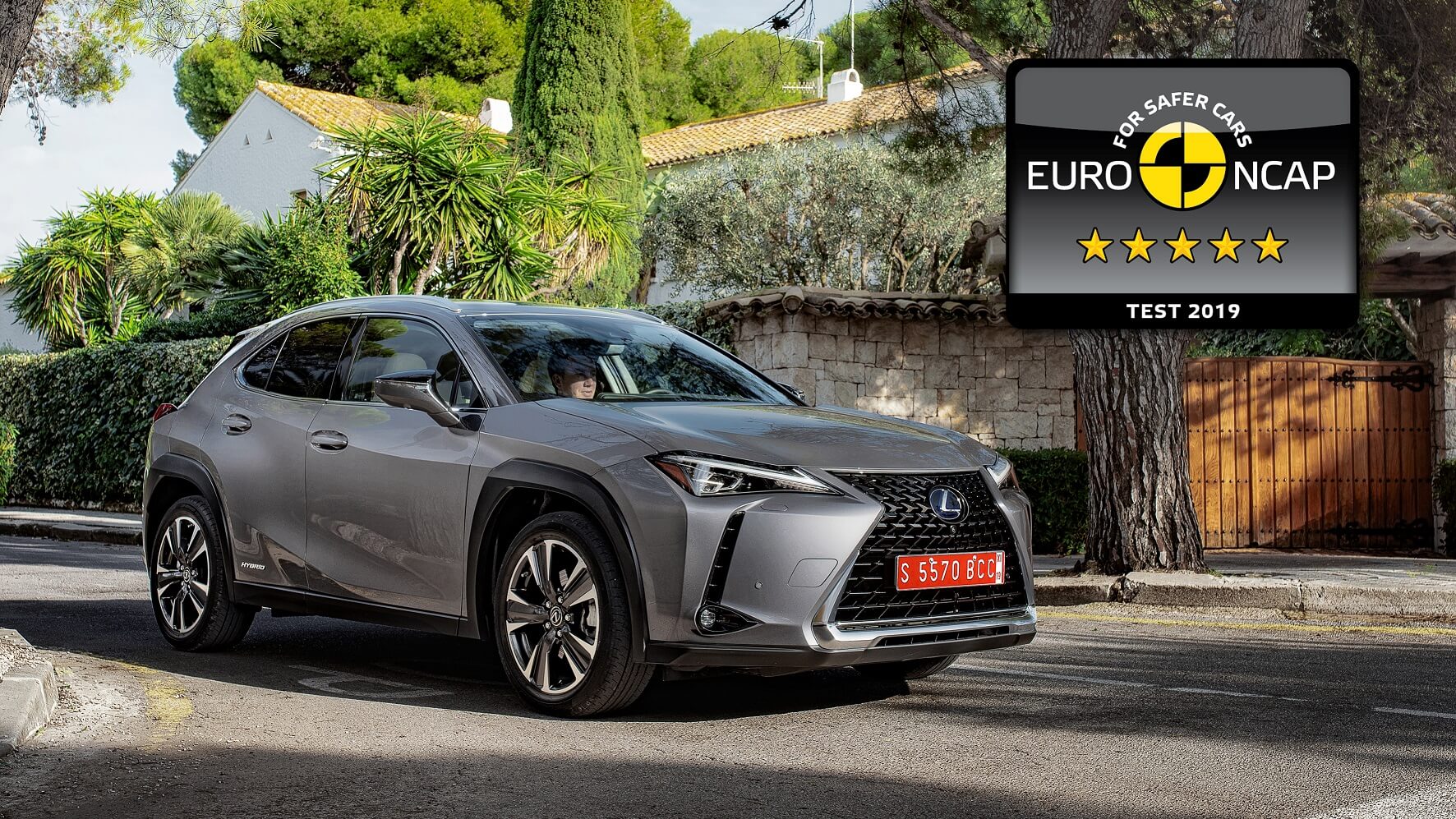 Novo Crossover lexus UX com 5 estrelas Euro NCAP